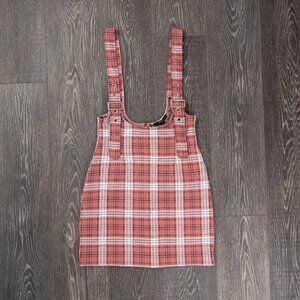 Forever 21 Plaid Pink Dress Small
